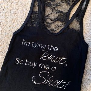 Bride tank top